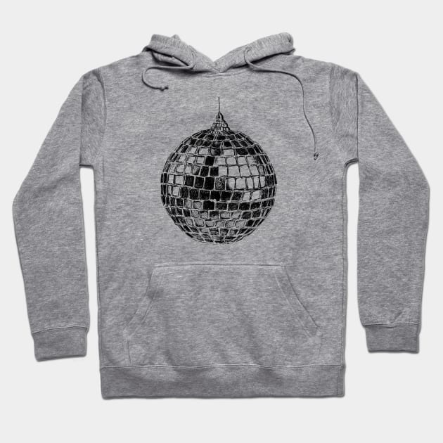 Mirror Ball Art Hoodie by rachelsfinelines